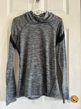 GAP Fit Women’s Marled Gray Hooded Pullover